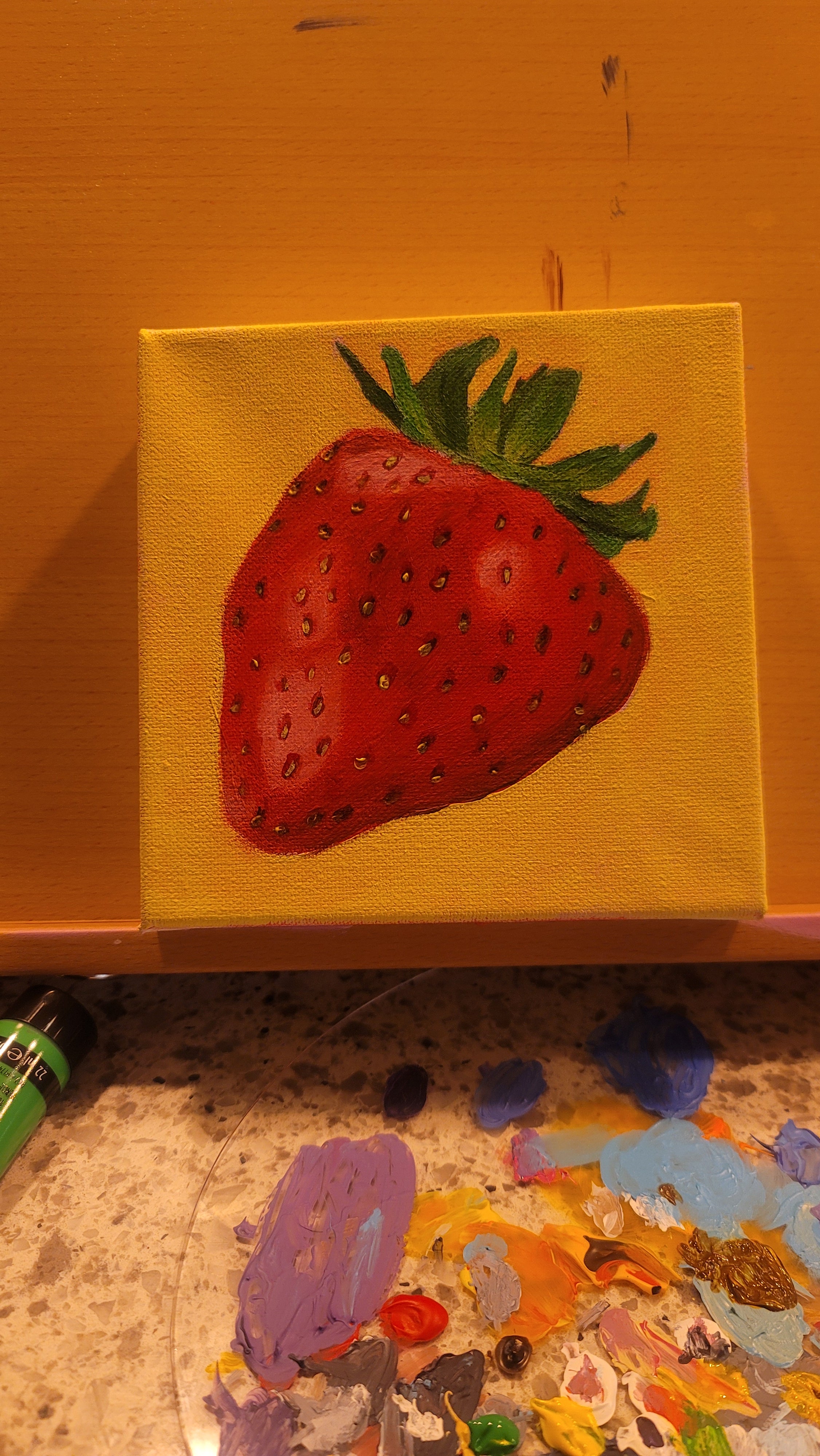 Strawberry Square Painting