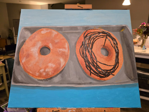 Vortex Donuts Painting
