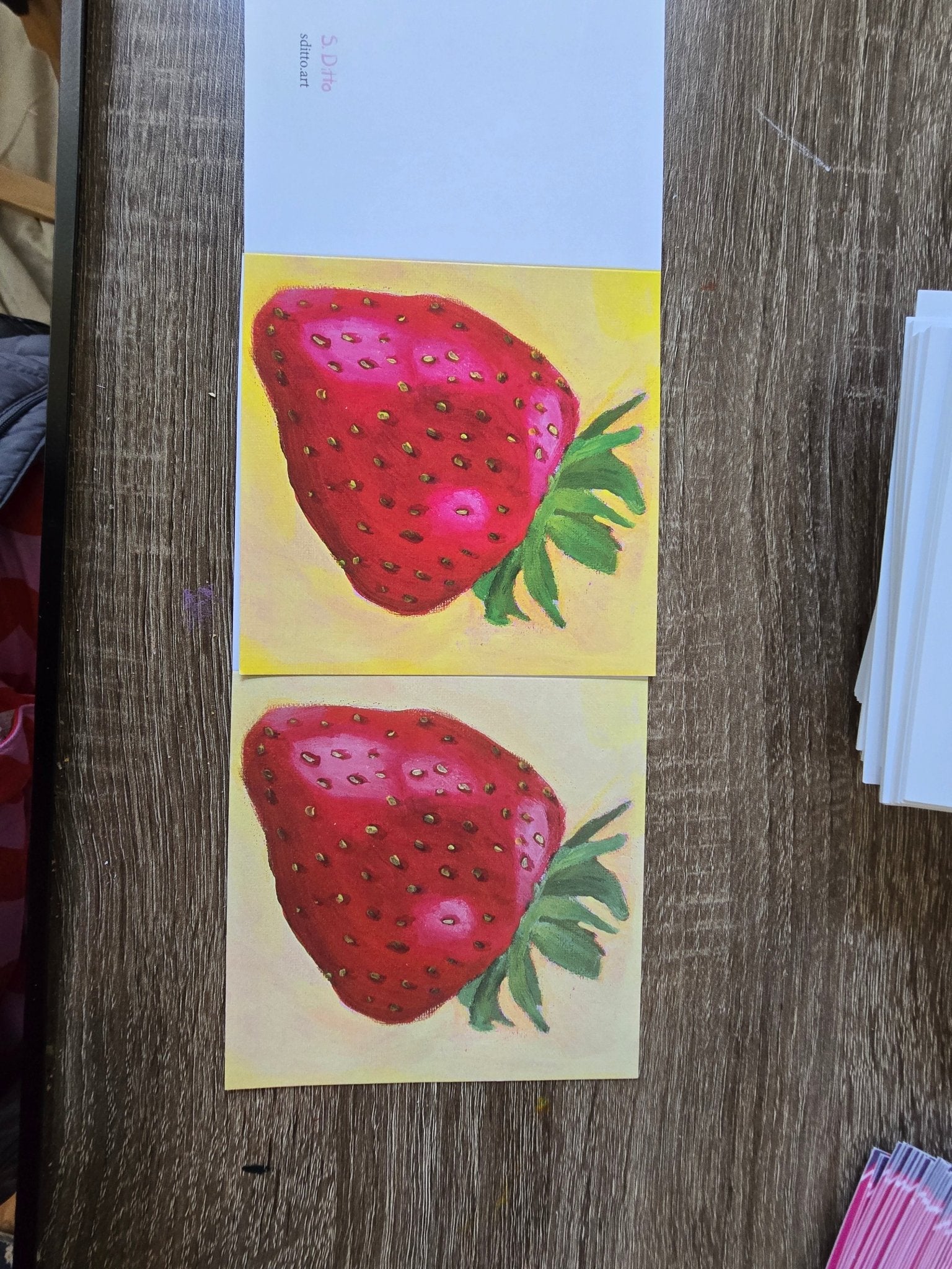 Cards - Misprints - S.Ditto Art
