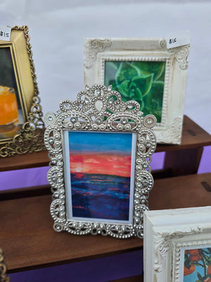 Glistening waves framed print - S.Ditto Art