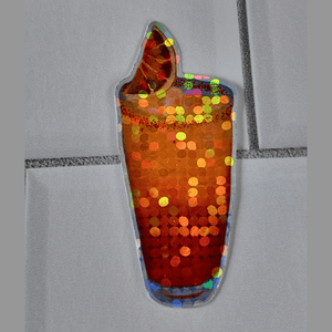 Orange Sunrise Drink - Holographic - S.Ditto Art