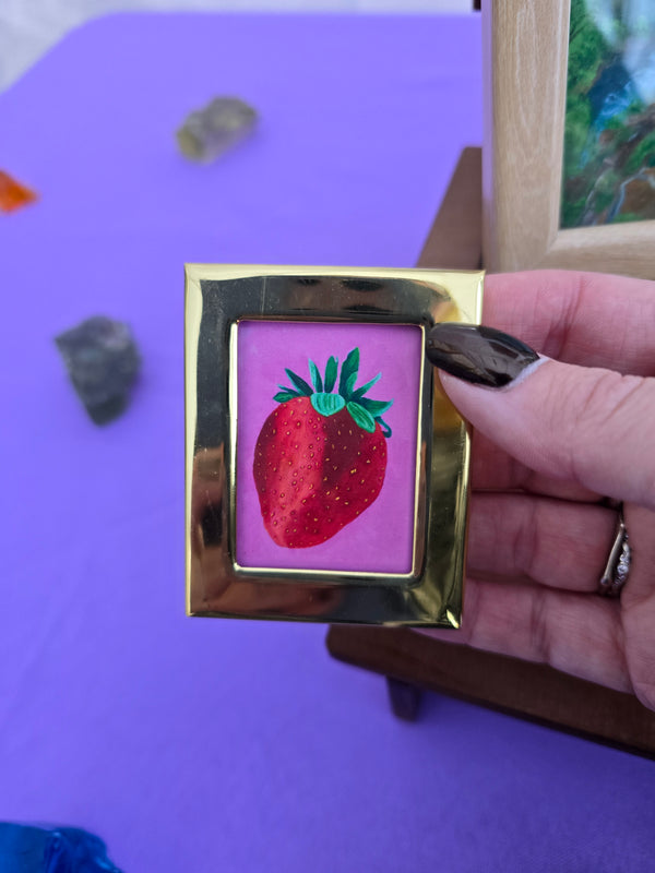 Super Mini Strawberry 1.0 Framed Print