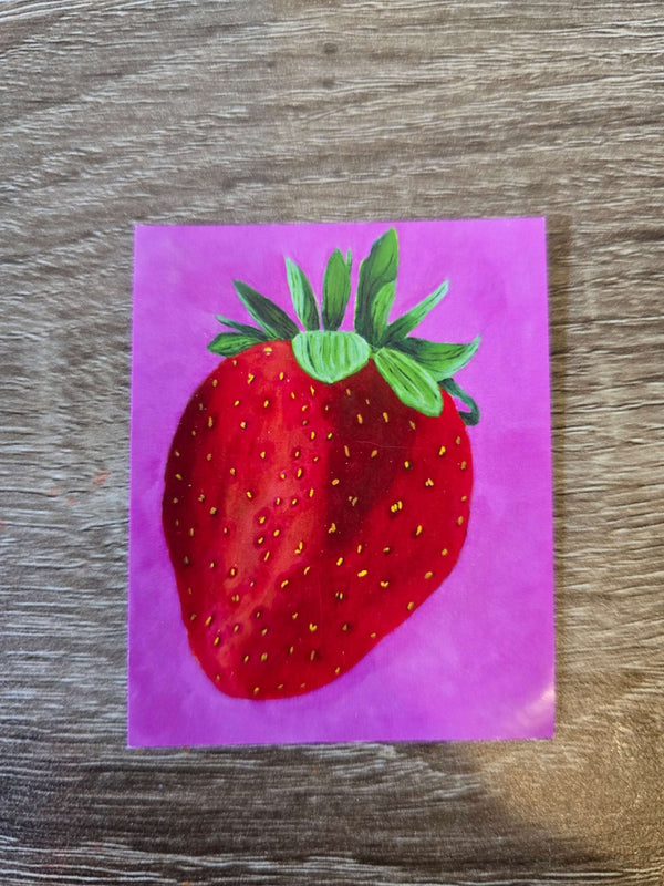 Strawberry 1.0 - pink background