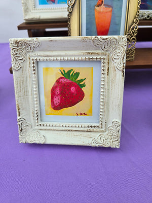 Strawberry 2.0 framed print - S.Ditto Art